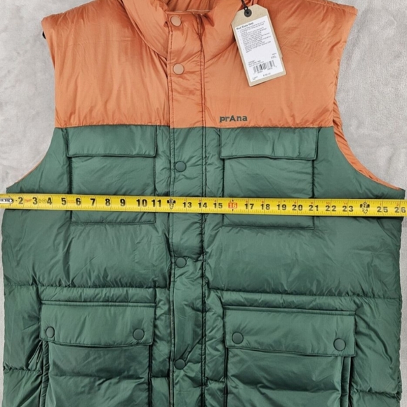 NWT🔥Down PrAna Red Slate Vest 🌎Fishing, Hiking, Hunting & Casual Gear - Picture 5 of 11